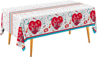 Gatherfun Football Party Decorations Disposable Tablecloth Plastic - Nurse