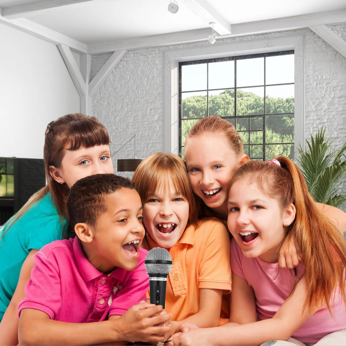 Microphone Toy for Kids - Plastic Pretend Prop Fake Microphone Toy for Halloween, Christmas - image 4