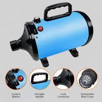 Dog Dryer for Pet Grooming, High-Velocity Force Blow Dryer – Essentials for Dogs - Blue - image 3