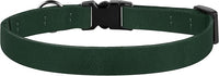 Breakaway Cat Collar Leather with Removable Bell - 13 Colors Available - Soft Adjustable Girl Boy Safety Lightweight Pet Kitten Collars Pink Brown Blue Green Red Orange Black (Emerald)