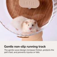 Super‑Silent Hamster Exercise Wheel - 8.7inch / Warm Brown - image 4