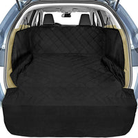 SUV Cargo Liner for Dogs - Trunk Cover with Side Walls for Compact SUV – Essentials for Dogs - Black / Large (With Flaps) 93"