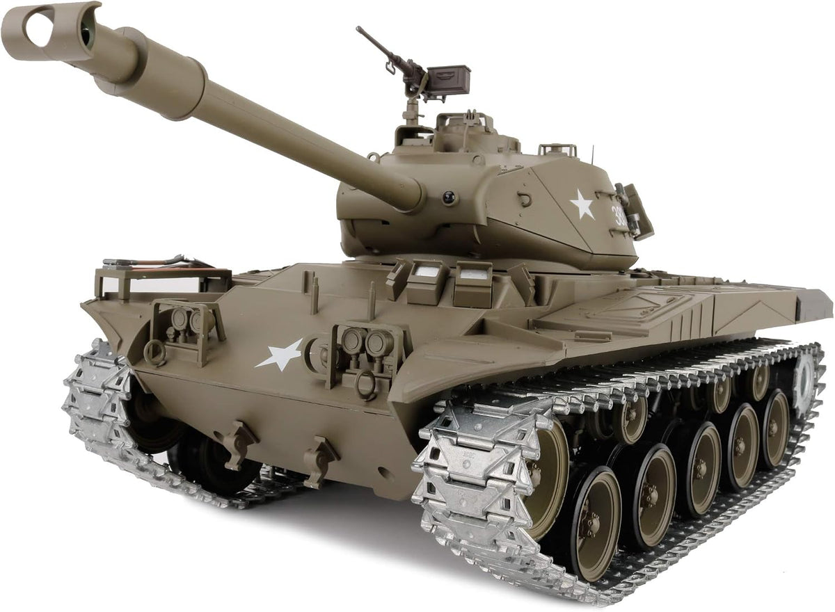 Heng Long 1/16 RC Walker Bulldog tank M41A3, modified edition with metal tracks