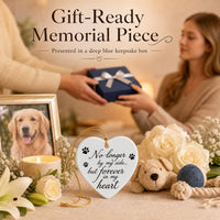 OFlyDesigns Pet Memorial Ceramic Heart Keepsake - No Longer - image 3