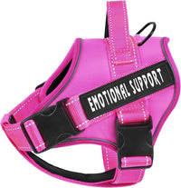 voopet Service Dog Harness, Emotional Support Pet Vest Harness - Small (Pack of 1) / Barbie Pink