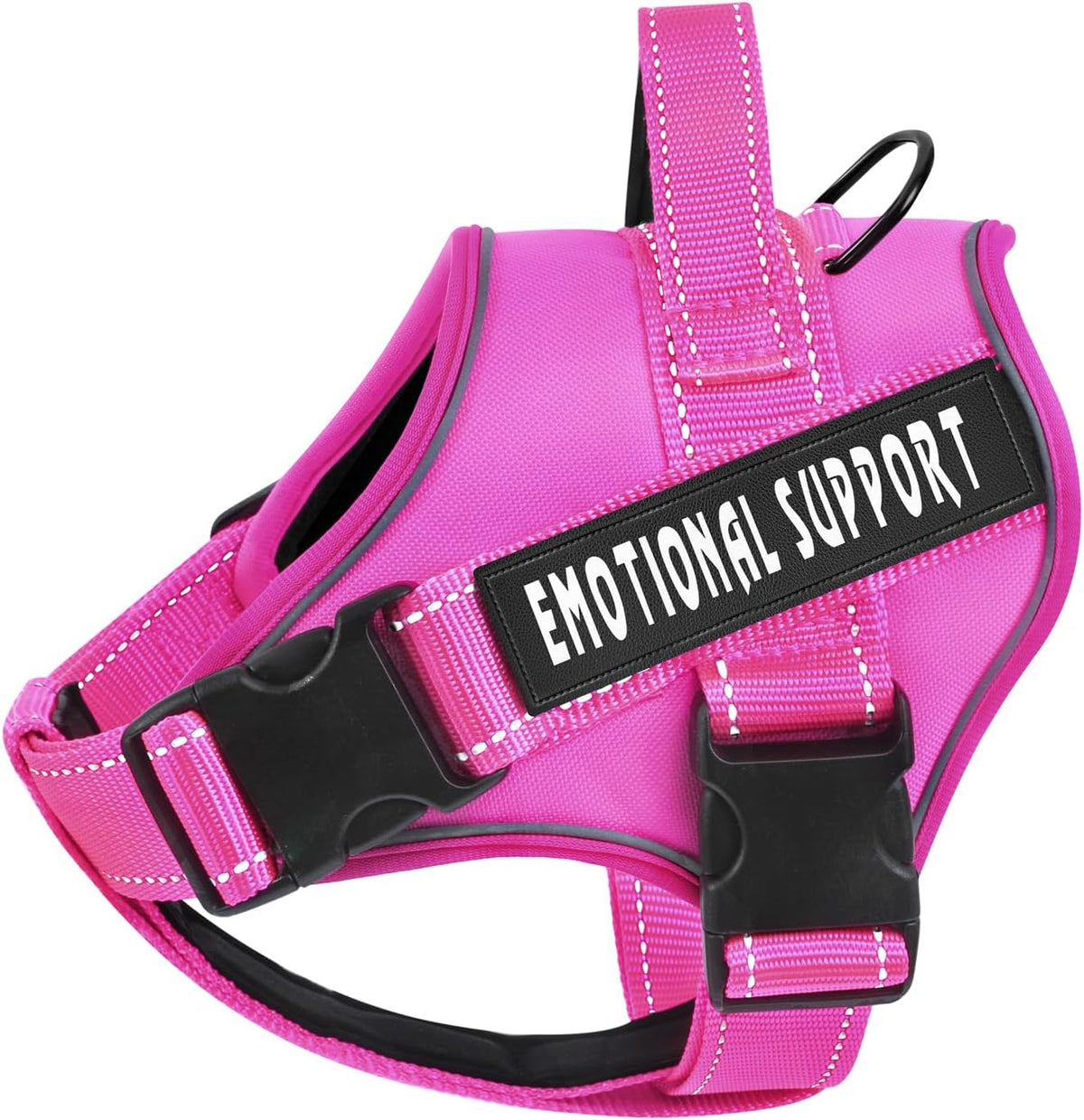 voopet Service Dog Harness, Emotional Support Pet Vest Harness - Small (Pack of 1) / Barbie Pink