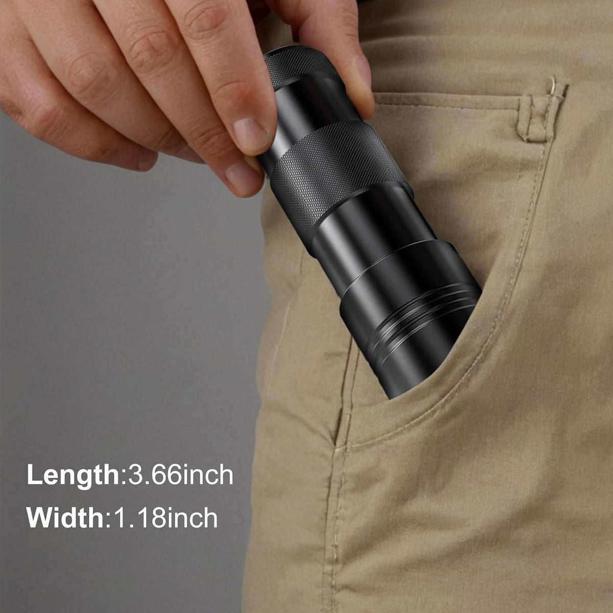 COSOOS 2 Pack UV Flashlight - Black / 4 Pack - image 2