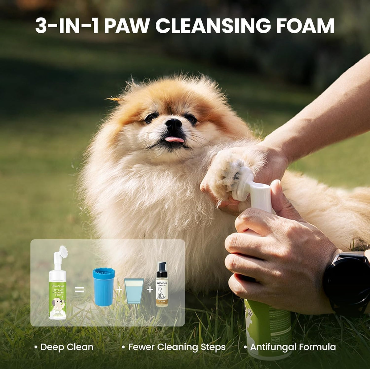 PawSono Paw Cleaner for Dogs & Cats – Essentials for Cats - image 2