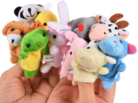 Acekid 10 Pcs Soft Plush Finger Puppets Set - image 4
