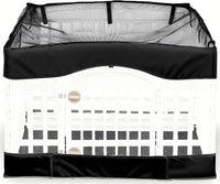 2 Pack Dog Playpen Cover and Bottom Pad Fits for 36 Inch 4 Panels Pet - PureBlack