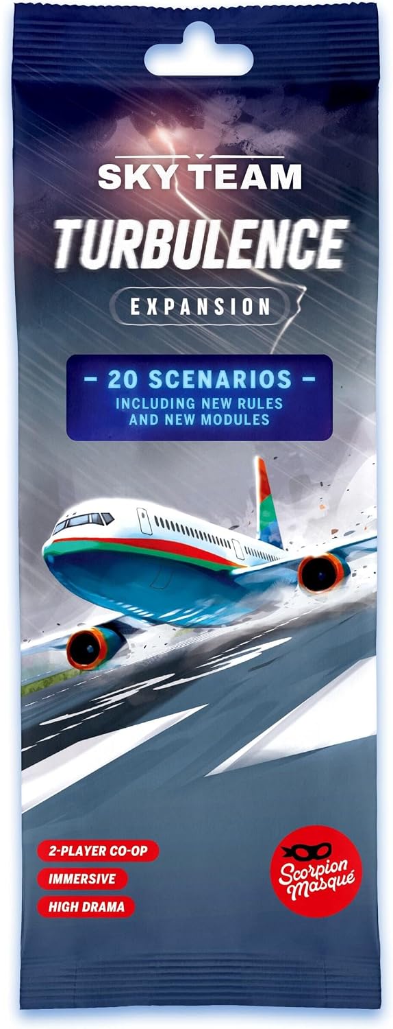 Sky Team, Work Together to Land the Plane, Ages 12+, 2 Players - Turbulence Expansion - image 2