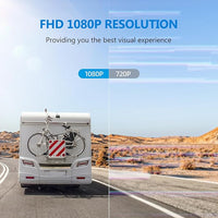 Magnetic Solar Wireless Backup Camera HD1080P 3 Mins DIY Installation DVR 7" IPS Monitor Rechargeable Reverse Camera System for Hitching Gooseneck Horse Trailer Fifth Wheels/Car RV Camper AP7