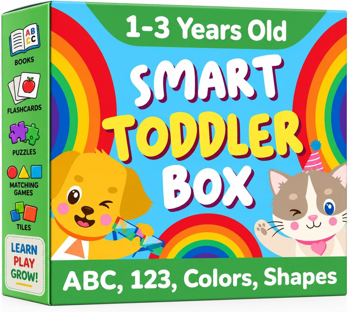 TOYVENTIVE learning toys set for 2 year olds with books, puzzles and matching games - view 4