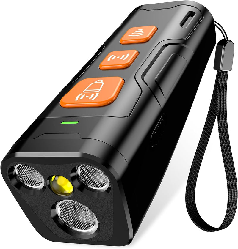 Dog Bark Deterrent Device, 3X Ultrasonic Anti Barking Devices – Essentials for Dogs - Black