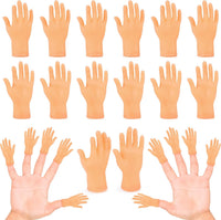 30 Pcs Tiny Finger Hands, Mini Fingers Funny Hand Puppets for Parties – Fun for Kids & Family