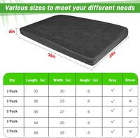 Dog Bed Covers Replacement Washable 100% Waterproof Soft Dog Bed - 36x23inch / Black - image 2