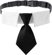 ADOGGYGO Dog Tuxedo Collar, Wedding Dog Bow Tie - Medium / Tie