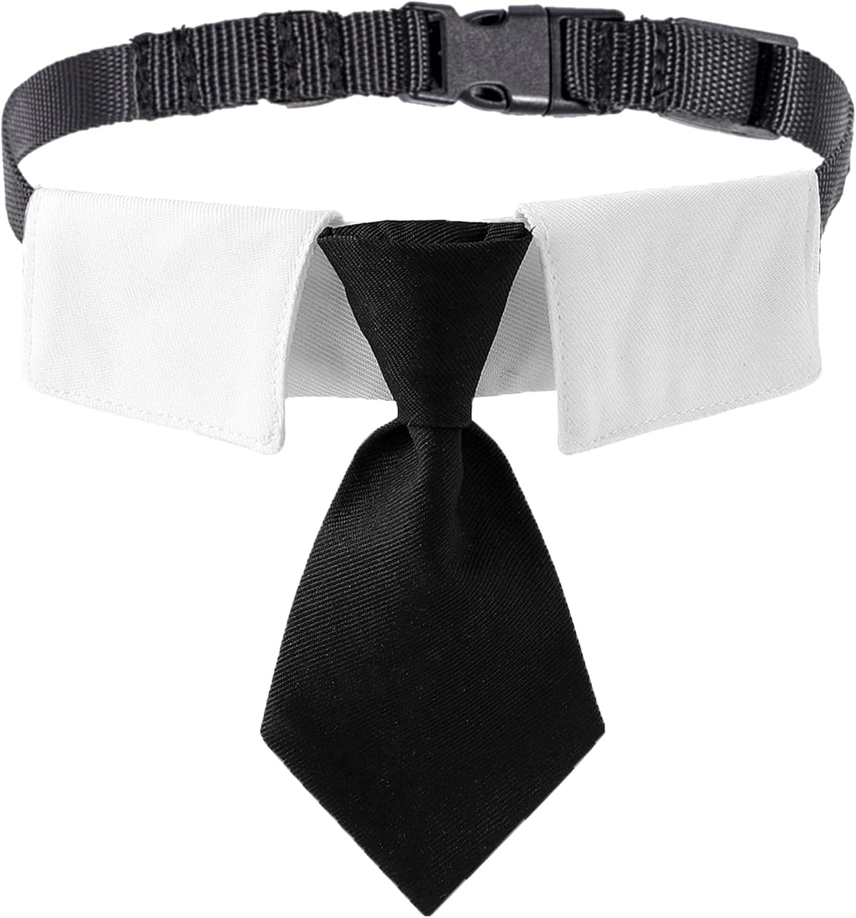 ADOGGYGO Dog Tuxedo Collar, Wedding Dog Bow Tie - Medium / Tie