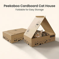 3 Pack Oval Cardboard Cat Scratcher & Lounger Bed - 4-Pack - image 4