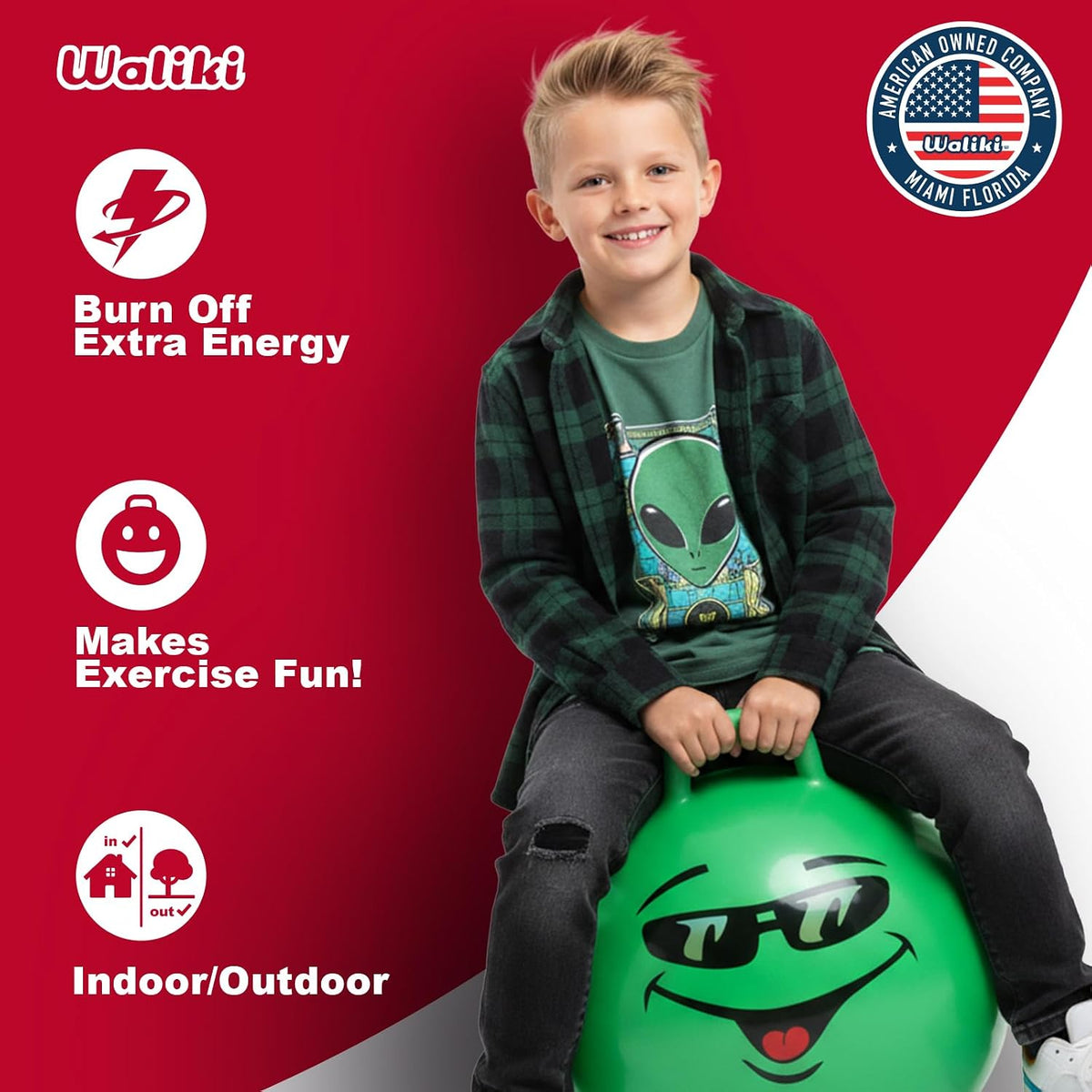 WALIKI Hippity Hop Ball for Teens - Ages: 7-9 (20"/50CM) - image 2