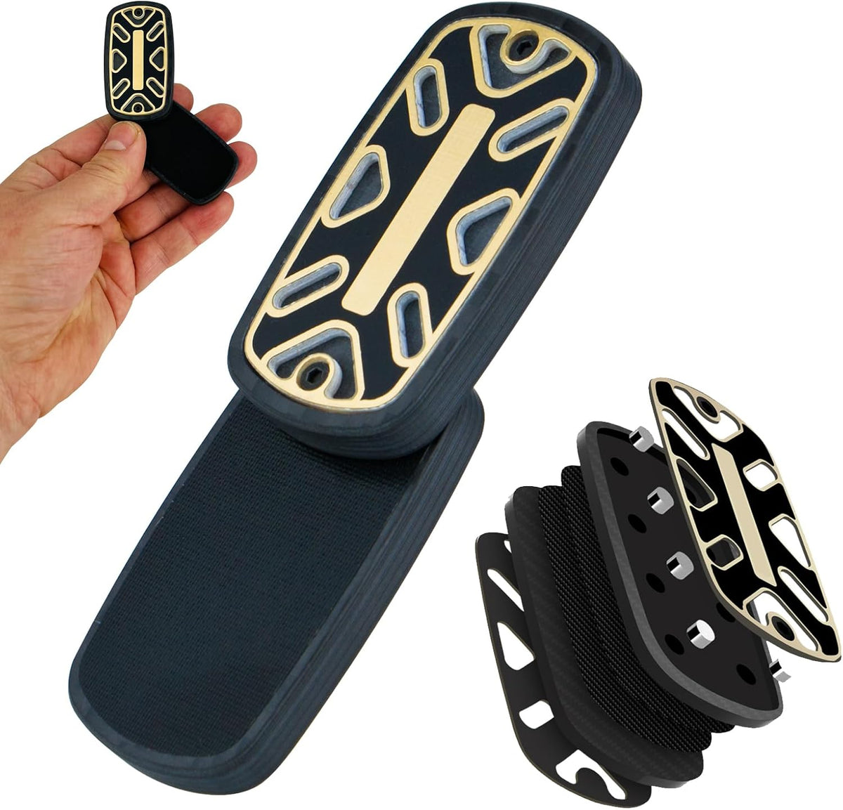 DjuiinoStar DFS-28 carbon fiber magnetic fidget slider, free-floating design - view 4