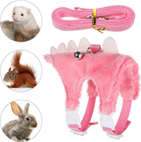 Ferret Harness and Leash Set Small Animals Vest Harness with Safe - Pink - image 3