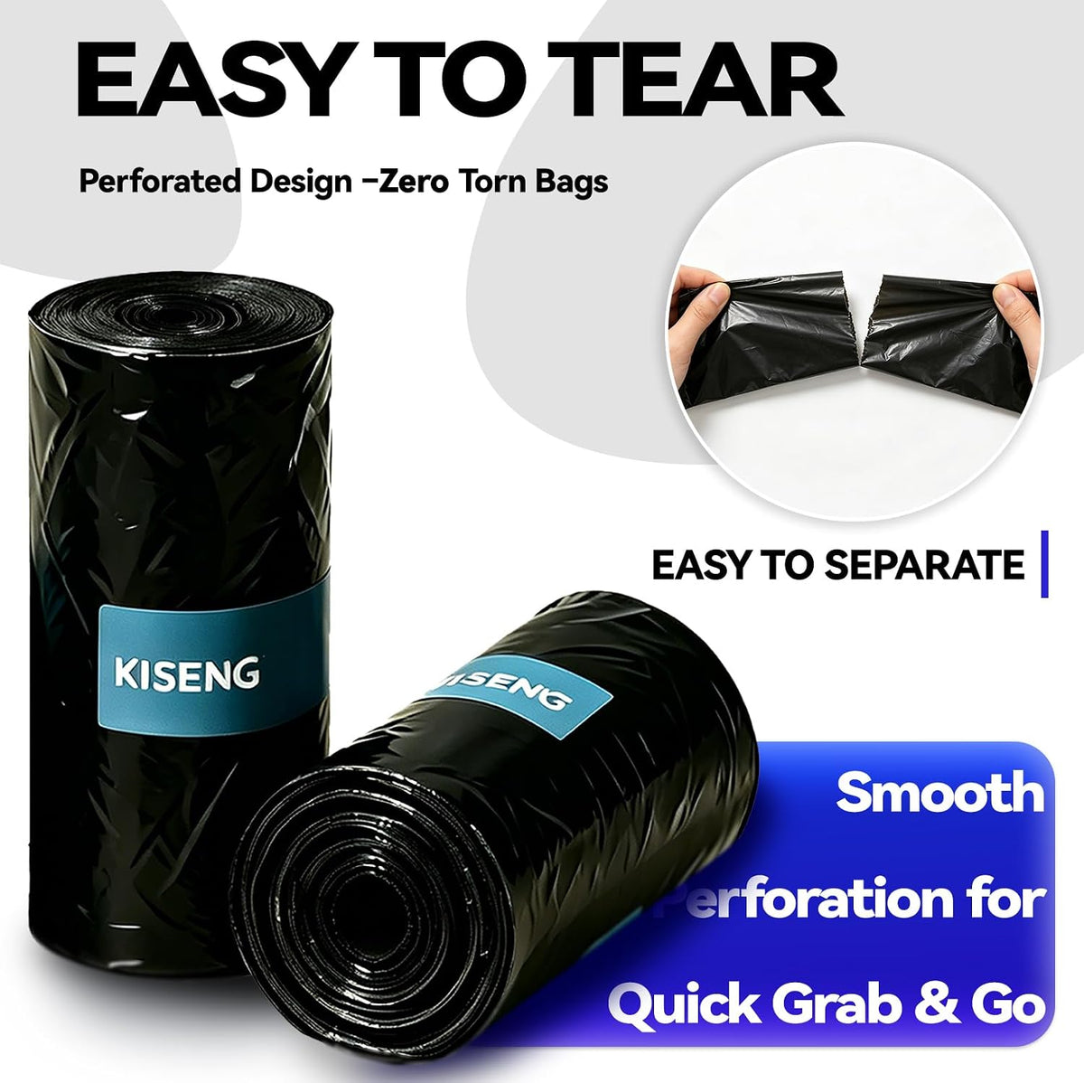 Dog Poop Bags 300 Count Leak Proof Easy Tear 15 Rolls Dog Waste Bags – Essentials for Dogs - image 3
