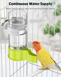 Pawfly 2 Pcs Bird Water Dispenser, Automatic Water Feeder - 2 PC / Green - image 3