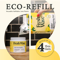 Fresh Wave Lemon Odor Removing Gel - Lemon / 15 Fl Oz (Pack of 1) - image 4