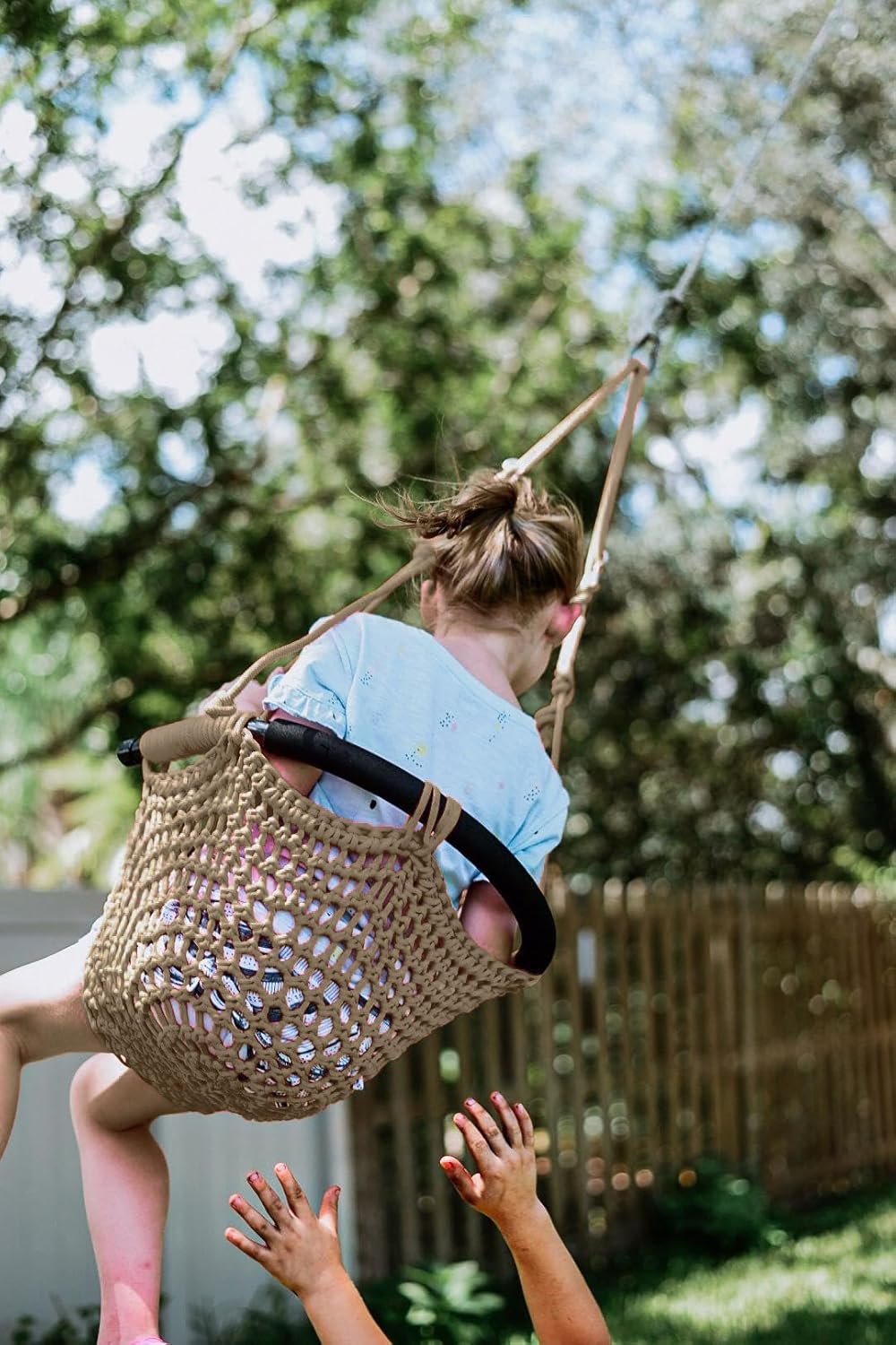 JKsmart Kids Net Swing Seat - Light Brown / 1 Pack - image 2