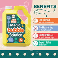 64 oz Iridescent Bubble Solution Refill - 64 OZ - image 2