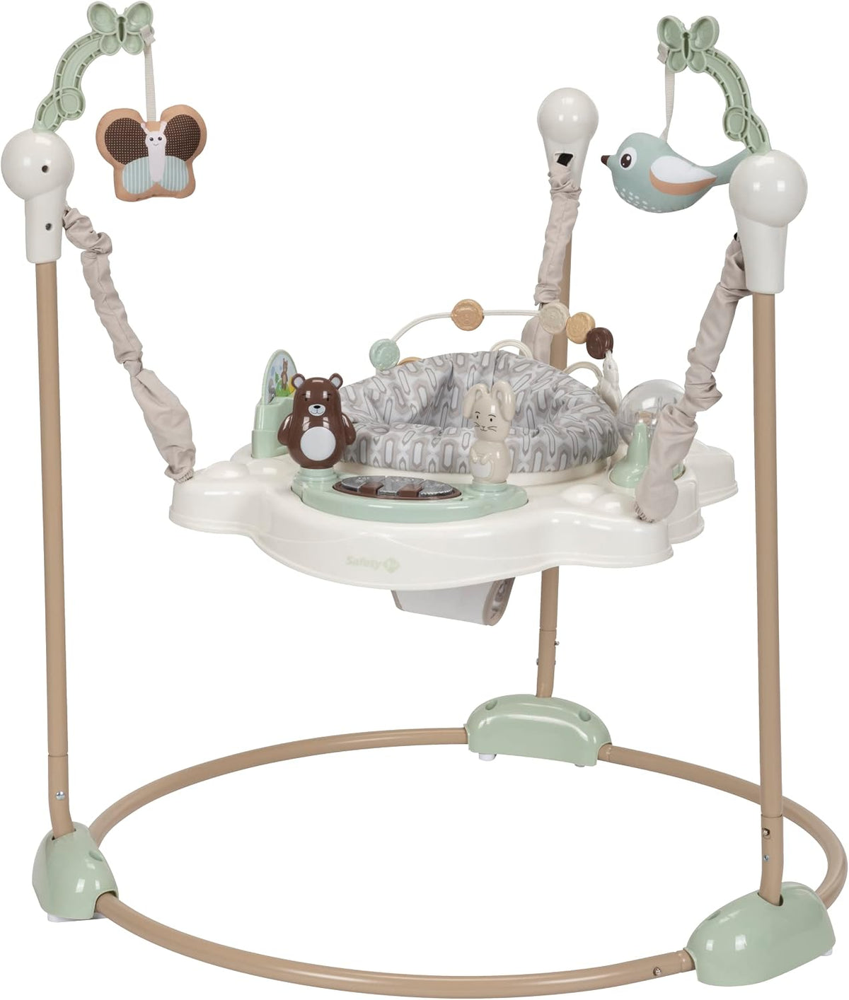 Safety 1st Bob-and-Twist 3-in-1 baby activity center jumper in Dunes Edge with built-in toys