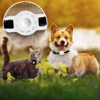 for Air tag Cat Collar Holder for Apple Air Tag - Ci-Black+White - image 4