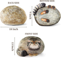 Sew Butiful chubby Pallas's cat steppe cat plush pillow - view 5