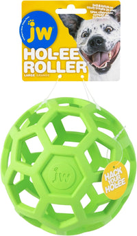 JW Pet HOL-ee Roller Dog Puzzle Ball, Large 5.5in - Colors May Vary / Large - image 4