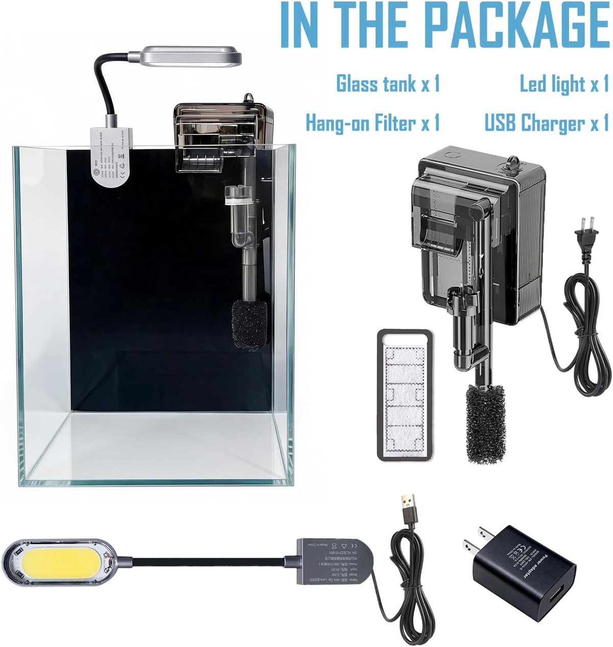 1.5 Gallon Fish Tank Starter Kits - 1.5 Galloons - image 3