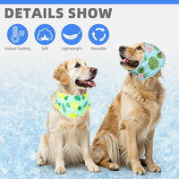 KOOLTAIL Dog Cooling Bandana - Pineapple+Hawaii / Neck Girth(12-20in) - image 4