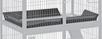 MidWest Homes for Pets 142PAN Replacement Pan for Midwest Cat Cage - Black / 34.0"L x 23.0"W x 3.5"H