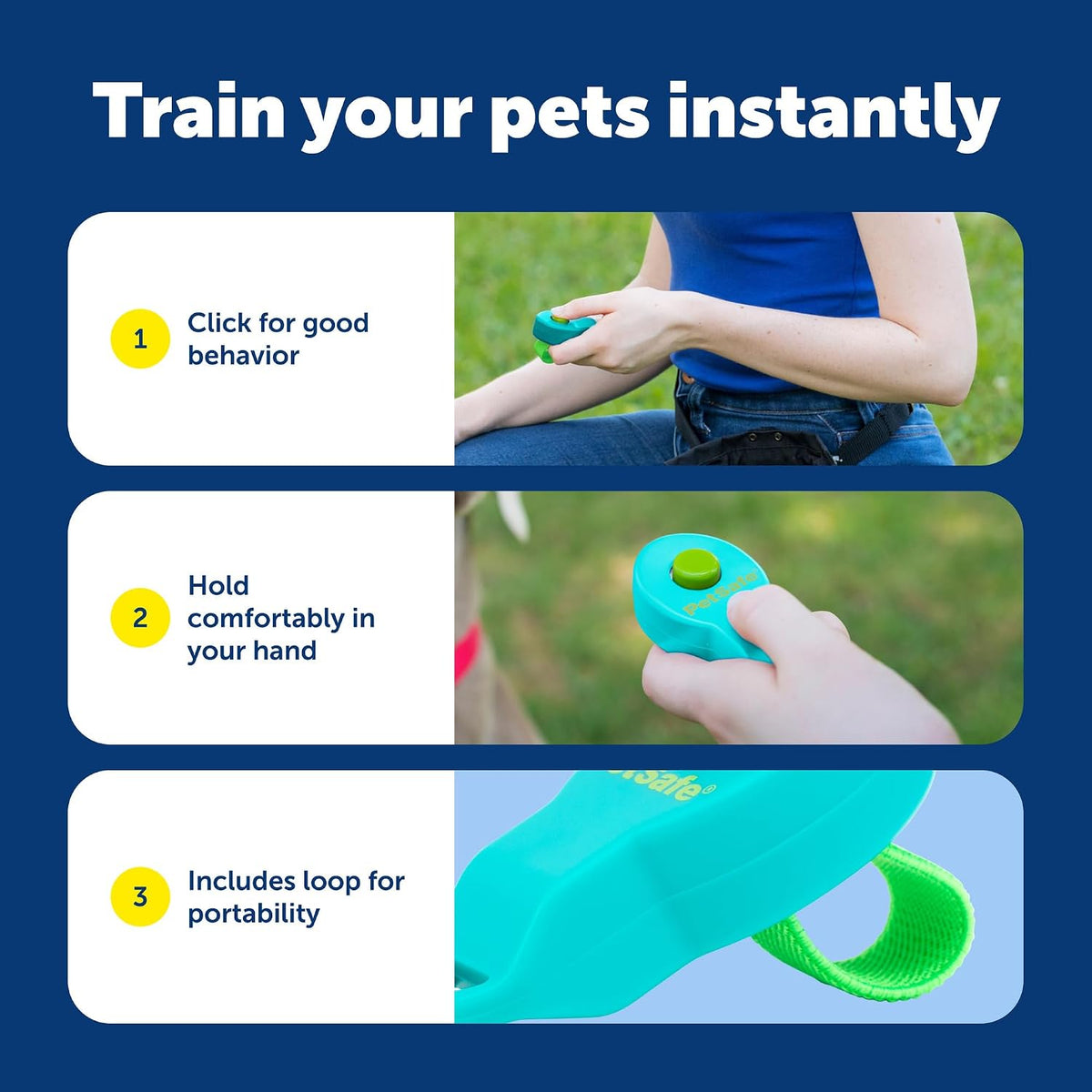 PetSafe Clik-R Dog Training Clicker - Blue - image 4