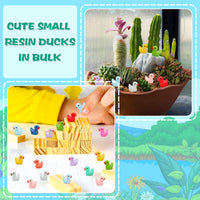 GWAHSA 240pcs Luminous Mini Resin Ducks - Mini Ducks - image 4
