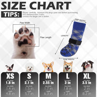 EXPAWLORER Dog Socks for Hot Pavement Summer to Prevent Licking Paws - X-Large / Blue - image 2