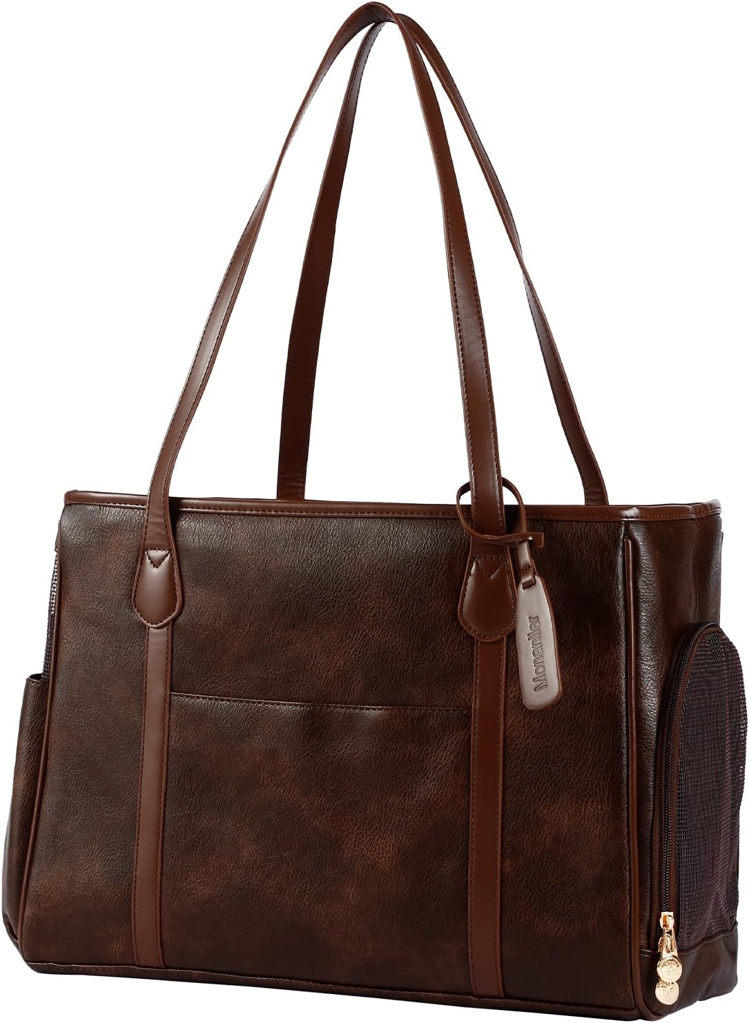 Stylish Dog Purse Carrier - Coffee