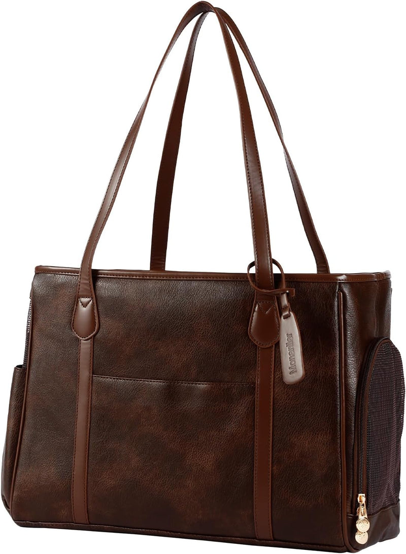 Stylish Dog Purse Carrier - Coffee