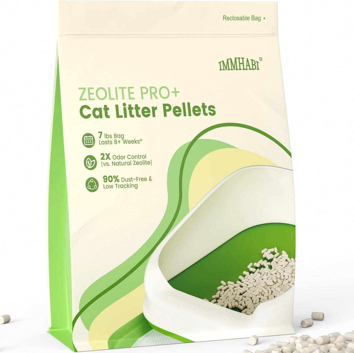 Enhanced Cat Litter Pellets 7 lbs - Enhanced Cat Litter Pellets / 7lbs