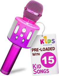 Move2Play, Kids Karaoke Microphone - Pink/Purple