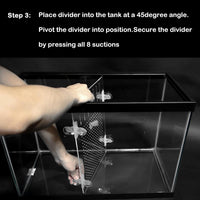 Acrylic Aquarium Divider Kit 5.5/10 / 20L / 20H / 29 / 40B / 55/75 / - 10gal Aqueon - image 4