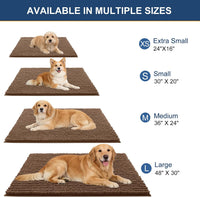 OLANLY Dog Door Mat for Muddy Paws 30x20 - 44" X 24" / Mocha - image 2