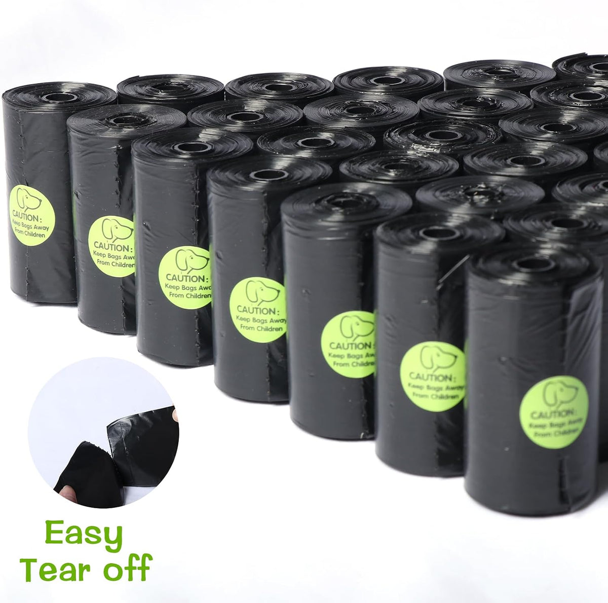 Dog Poop Bags – Essentials for Dogs - Black / 20 Count (Pack of 30) - image 3