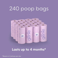Pet Genie, Dog Poop Bags Rolls Scented - 15 Count (Pack of 16) - image 4