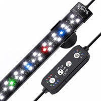 SEAOURA 24/7 Submersible LED Aquarium Light for Plants Fish Tank - 26.8 Inch length